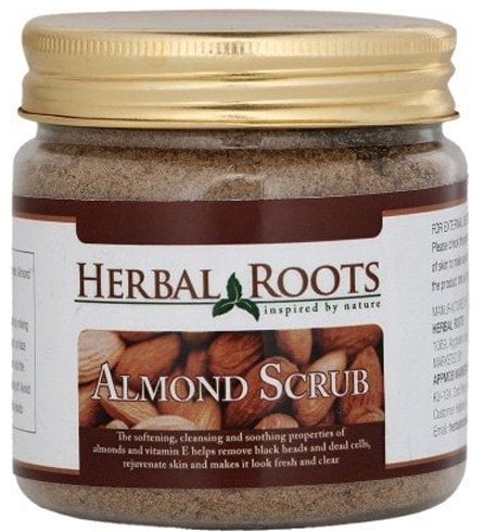 Herbal Roots Almond Face and Body Scrub