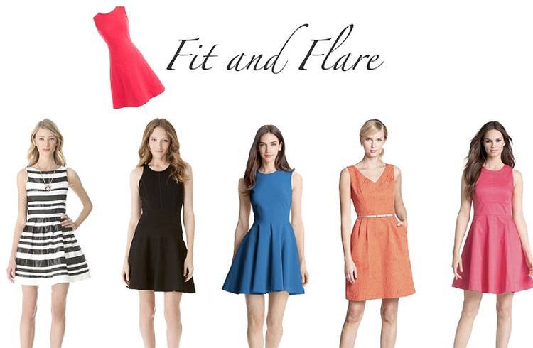 Fit And Flares Dresses for Wide Shoulder Ladies