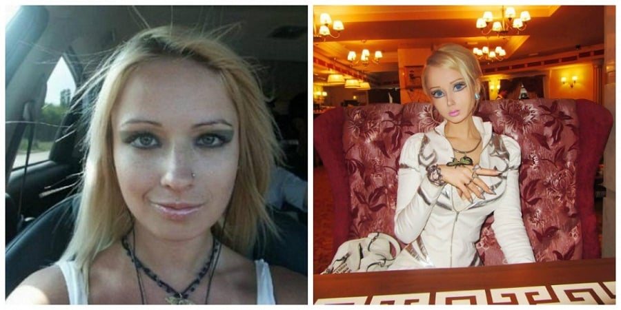 Human Barbie Doll Valeria Lukyanova Before And After