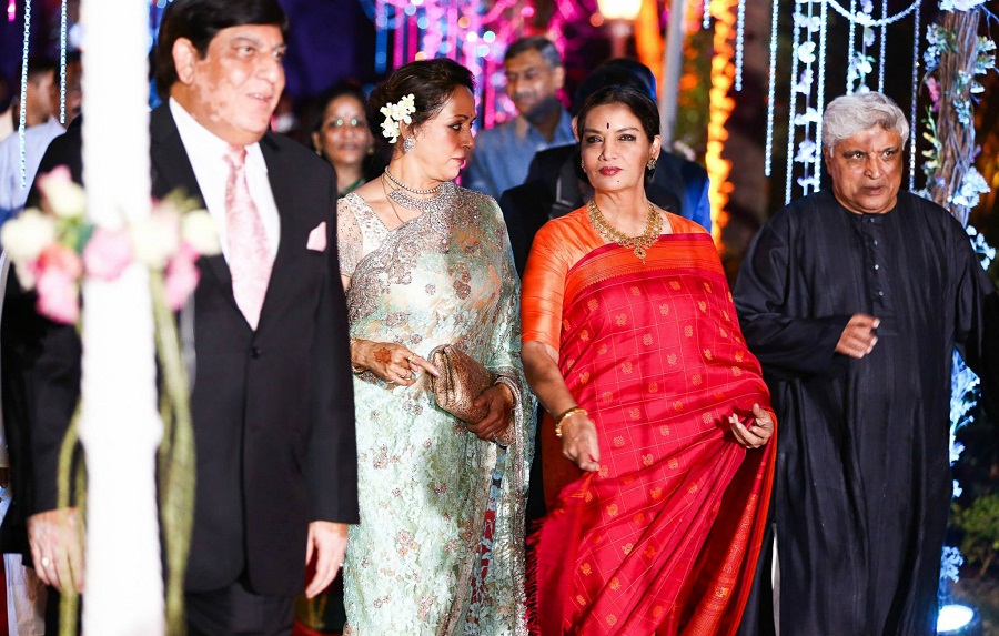 shabana-azmi-javed-akhtar-Ahana-Wedding-Reception