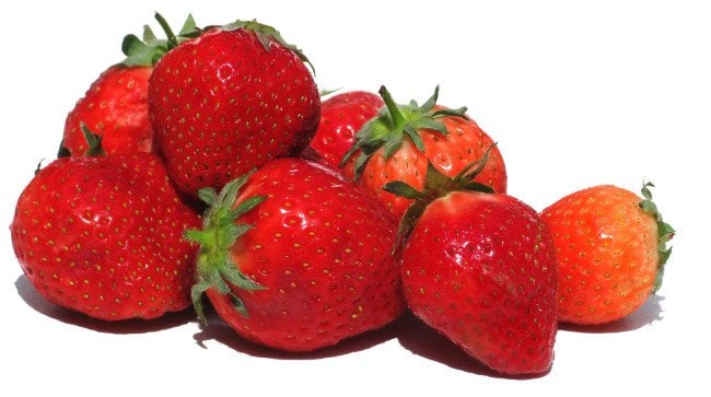 Strawberries beauty skin