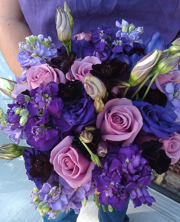 purple bouquet