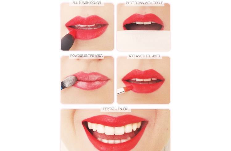 How to Wear the Matte Red Lipstick