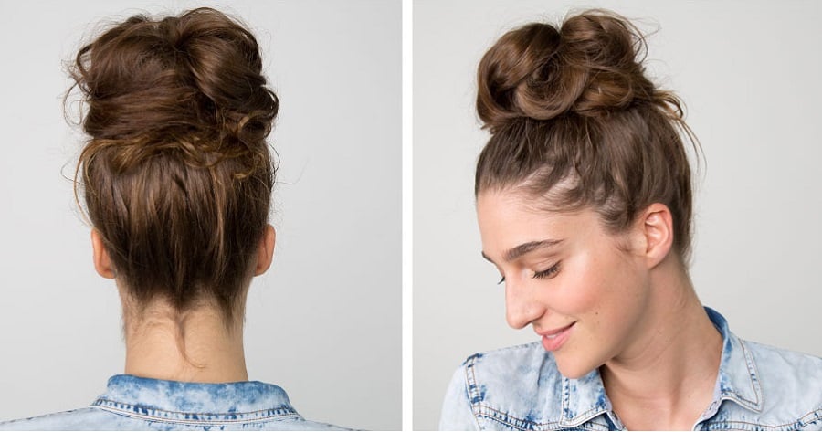 Messy Instant Rose Bun (Hair Bun Scrunchie) - easeable.com