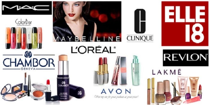 top 10 makeup brands india