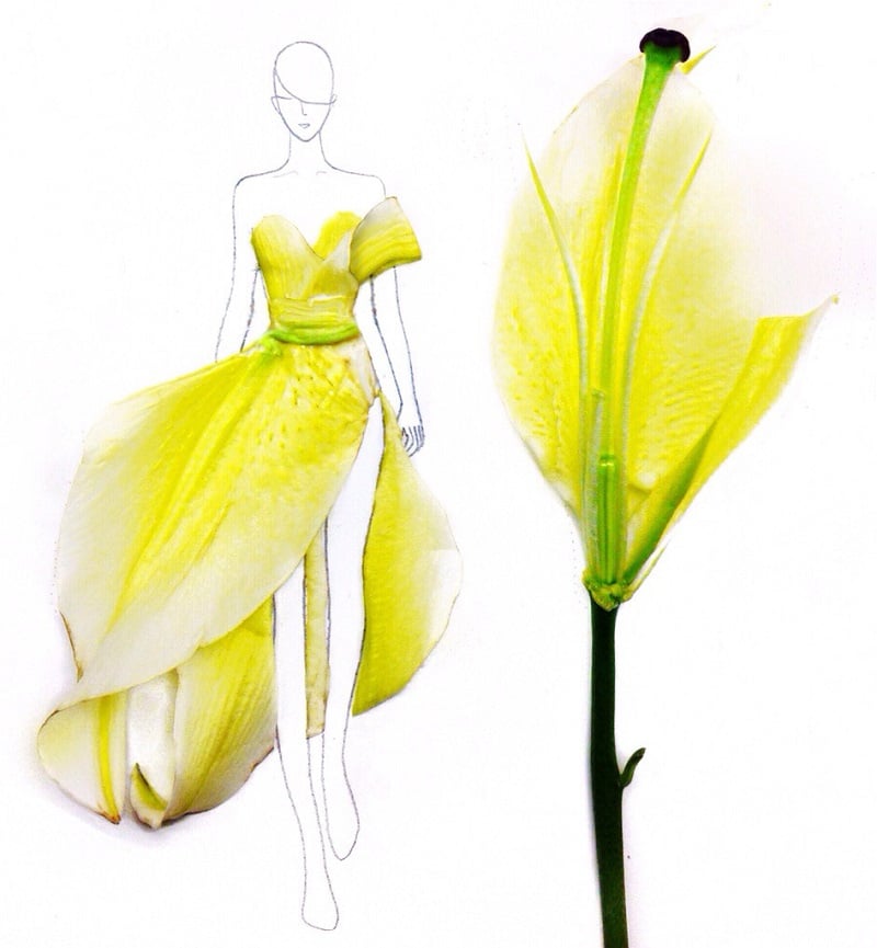 Floral Fashion Illustrations by Grace Ciao