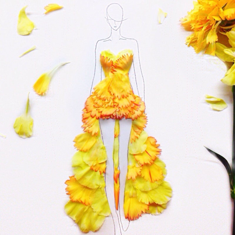 Stunning Floral Fashion Illustrations