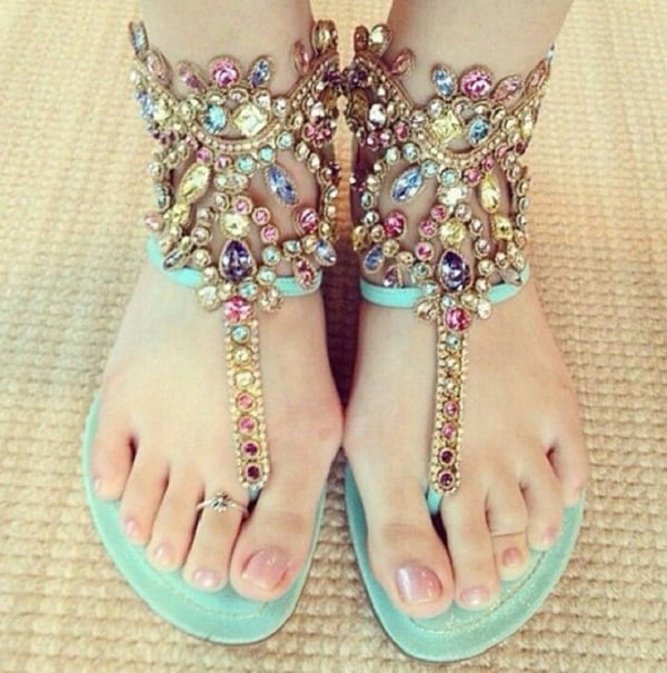Embellished-sandal-for-summer-2014