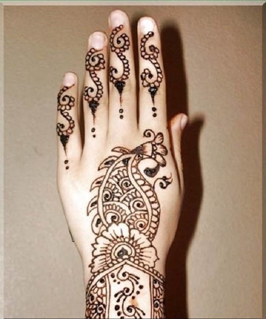 Simple Mehendi Designs