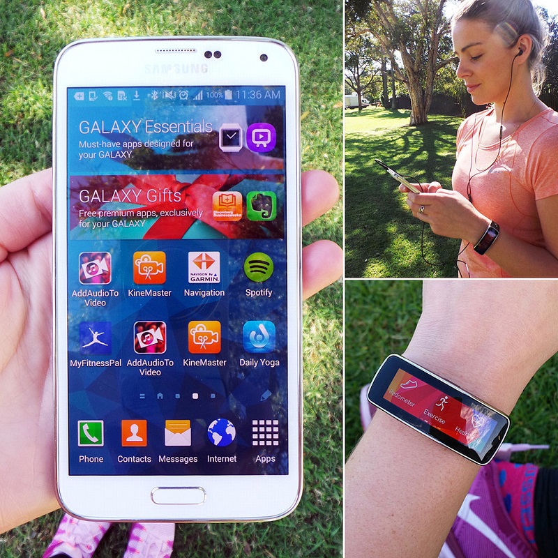 Review Samsung Galaxy S5 Fitness Tracker Gear Fit