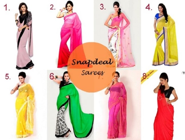 Best Farewell Sarees from Snapdeal for College Graduates