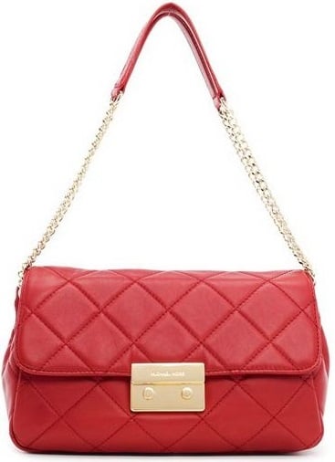 Michael Kors Shoulder Bag Red Quilted Leather Michael Kors Shoulder Bag Red Quilted Leather