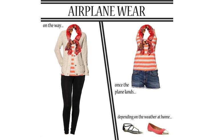 Airport outfits what not to wear