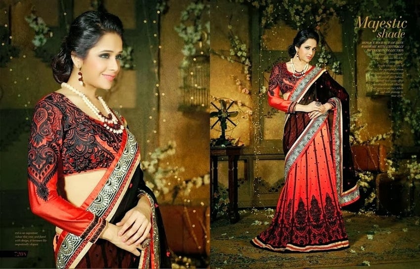 Full embroidered blouse design Full embroidered blouse design