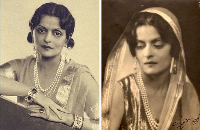 Beautiful Women Maharani Indira Raje Devi