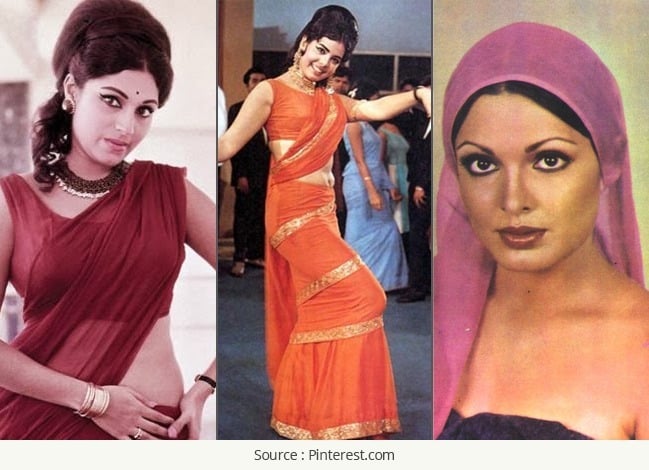 Retro Bollywood | Retro bollywood, 70s hair and makeup, Beautiful bollywood  actress