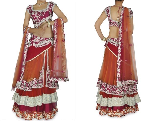 Bridal Blue Lehenga Suit