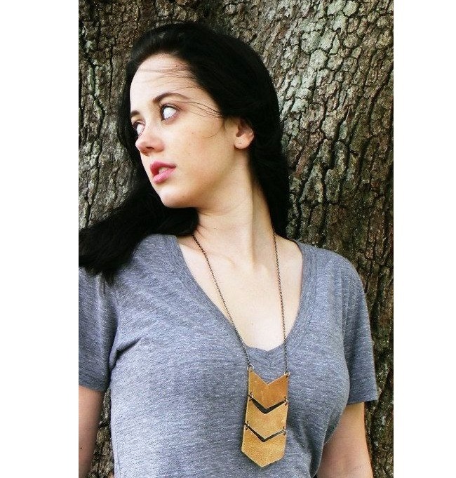 Chevron Necklace and Neckpieces