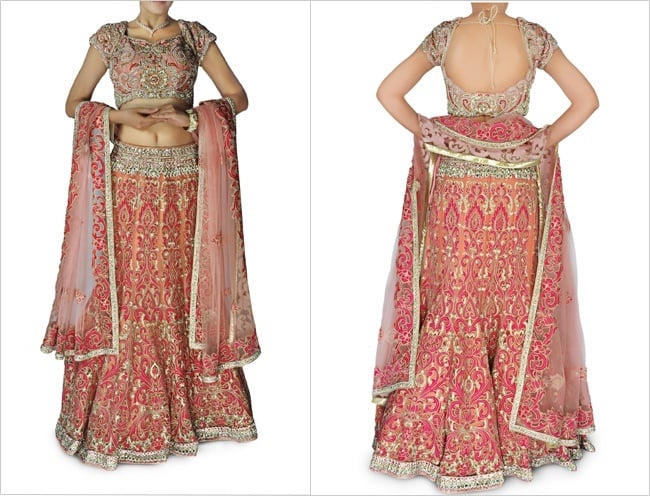 Embroidered Lehenga for Wedding