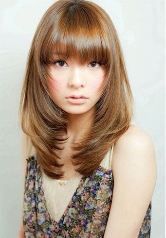 Feather Cut With Front Bangs