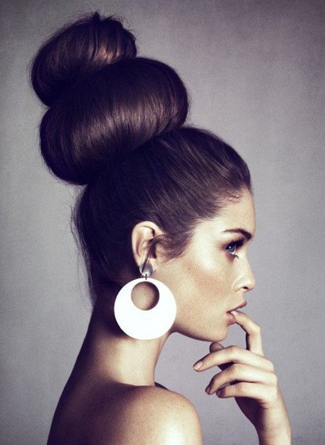 Loop Chic Bun Hairstyles