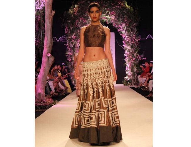 Manish Malhotra Gold and Silver Bridal Lehengas