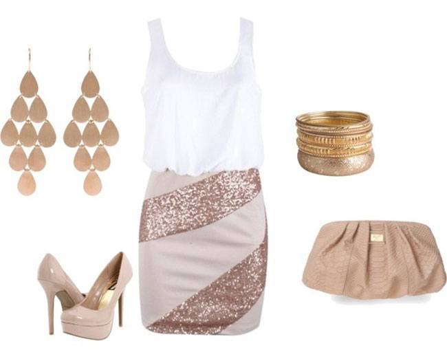 Nudes And Neutrals for Night Out in Town