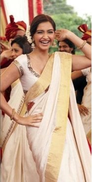 Sonam Kapoor In Kerala Saree