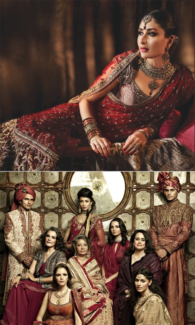  Tarun Tahilian Designer Bridal Saree Colletions