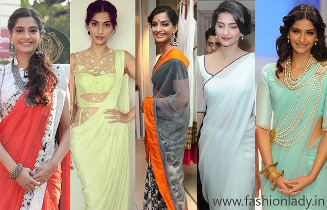 30 Times We Loved Sonam Kapoor In Saree 