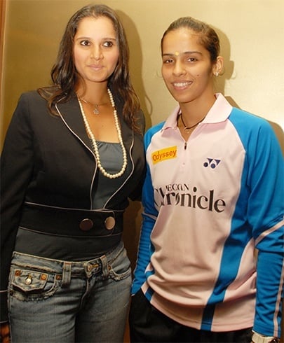 Sania Mirza and Saina Nehwal