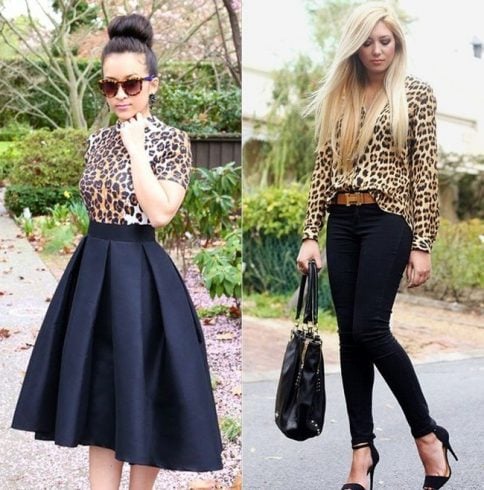 Animal Print Blouse