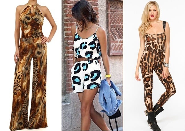 Animal Prints Jumpsuits