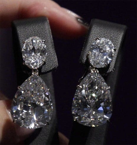 Diamond Drop Earrings From The House Of Harry Winston