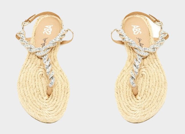 Embellished Espadrille Sandals