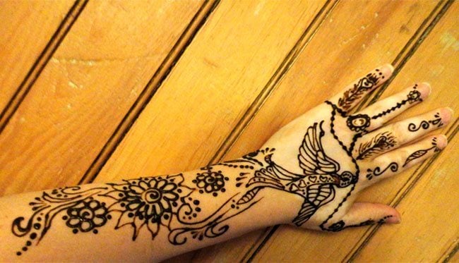 Henna Bird Designs