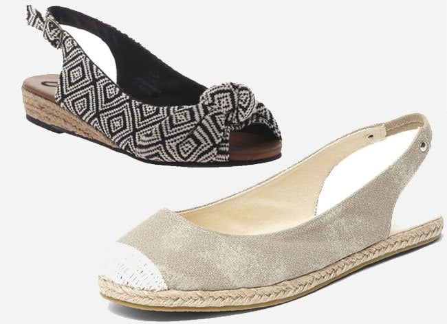 Sling back Espadrille Sandals