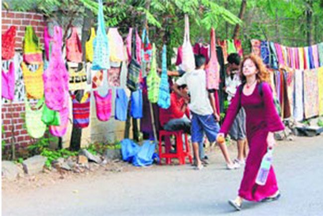 Tulsi Baug is a chaotic market that sells anything