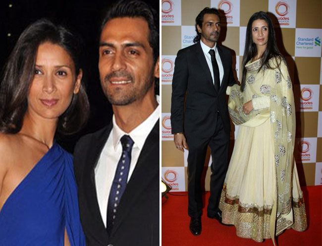 3. Arjun Rampal and Mehr Jesia