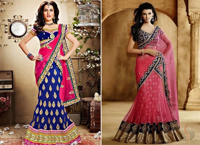 Bridal Fish Cut Lehengas For Women