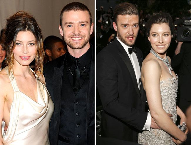 Justin Timberlake and Jessica Biel