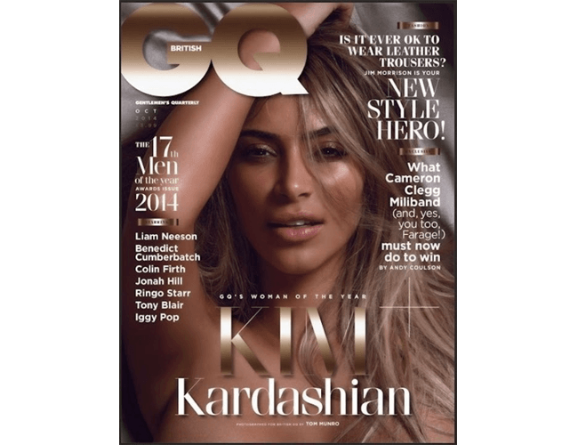Kim Kardashian in GQ UK