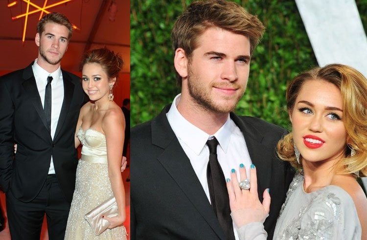 Miley Cyrus and Liam Hemsworth