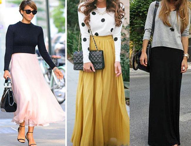 Sweater with Maxi skirt