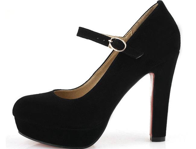 Wide Heeled Pumps