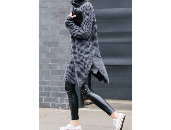 With leggings