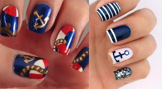 bon voyage nail art