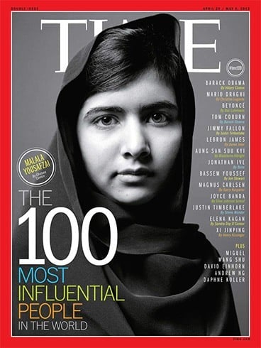 Malala on time magazine