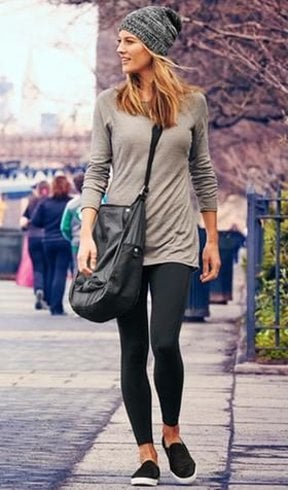 Athleisure style with mule sneakers