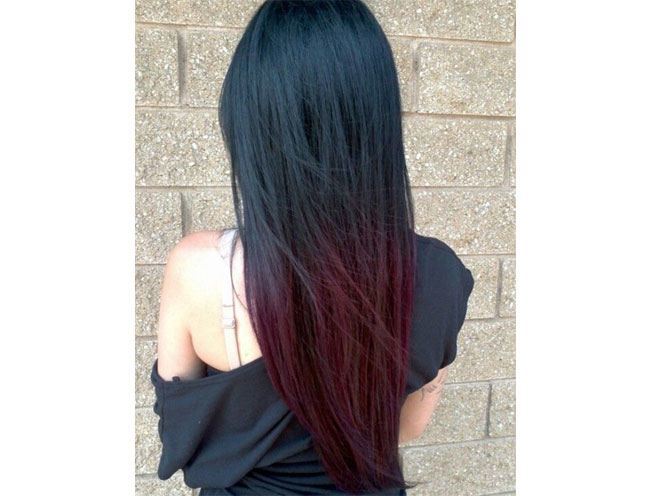Black to Burgundy